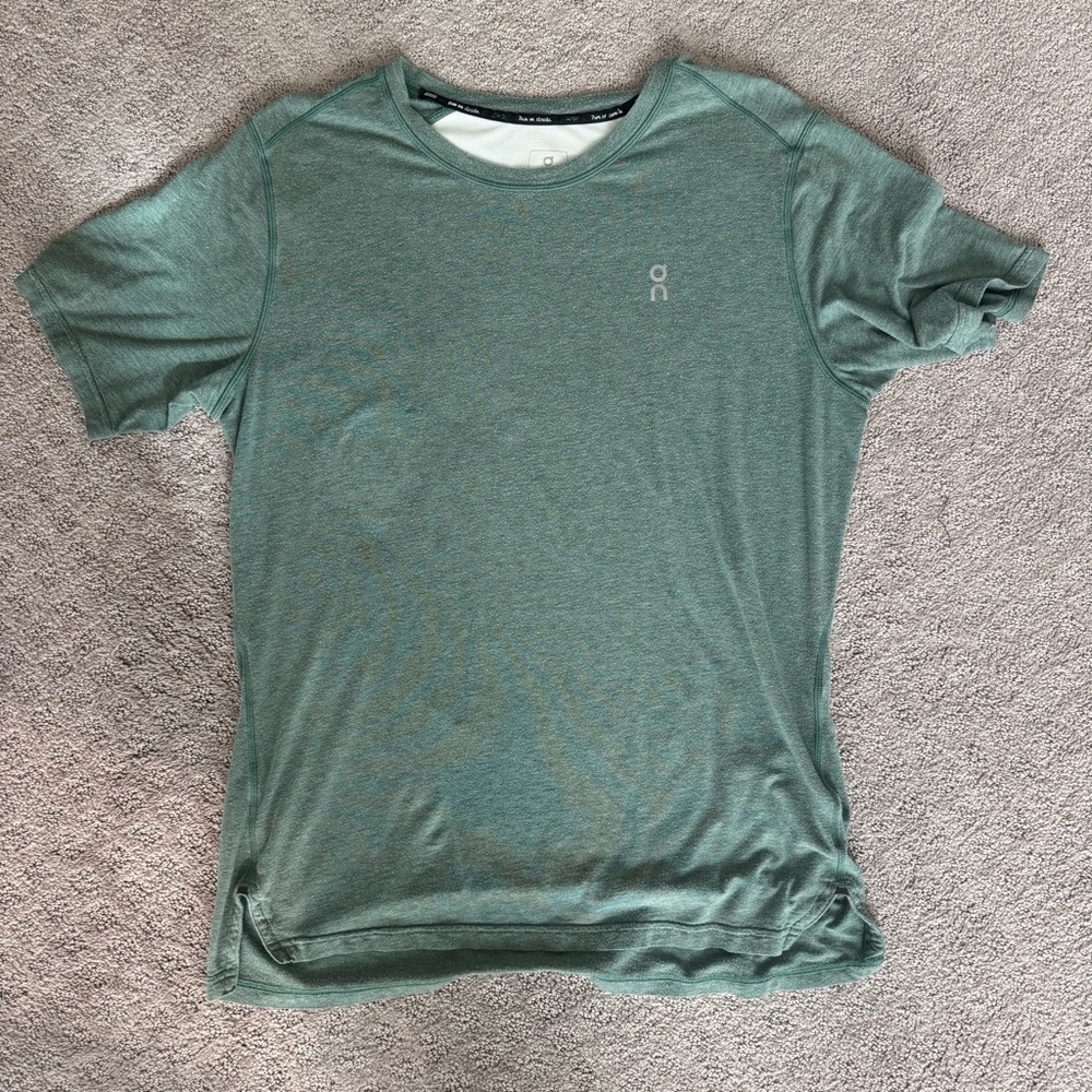 On Running Men's Green T-Shirt
